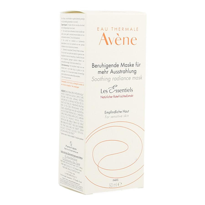 AVENE ESSENTIELS VERZACHT.MASKER STRAL. TEINT 50ML