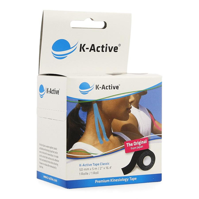 NAQI K ACTIVE TAPE BLACK 5,0CMX5M