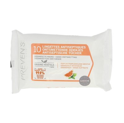 PREVEN'S DOEKJES A/SEPT. GRAPEFRUIT MUNT POCKET 10