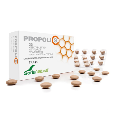 SORIA PROPOLIS C KEELTABLETTEN 36