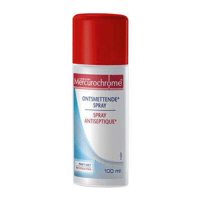 MERCUROCHROME SPRAY ONTSMETTEND 100ML