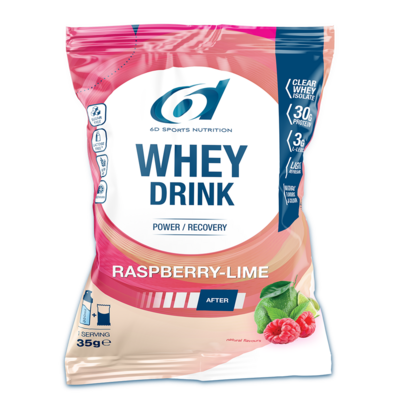 6D WHEY DRINK RASPBERRY&LIME PDR 8X35G