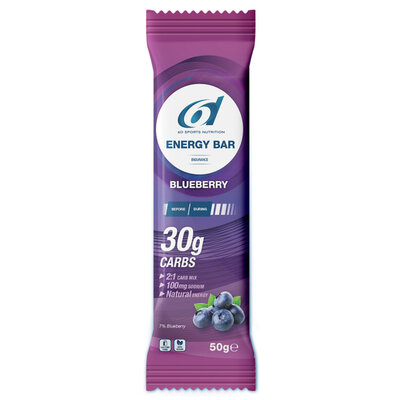 6D ENERGY BAR BLUEBERRY 6X50G