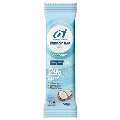 6D ENERGY BAR COCONUT 6X50G