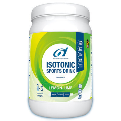 6D SIXD ISOTONIC SPORTS DRINK LEMON LIME 1,4KG