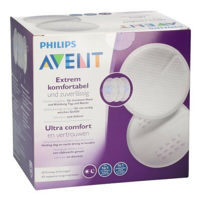 PHILIPS AVENT BORSTKOMPRES DAG/NACHT 60 SCF254/61