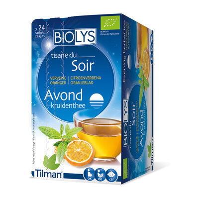 BIOLYS CITROENVERBENA ORANJEBLAD SACH 24