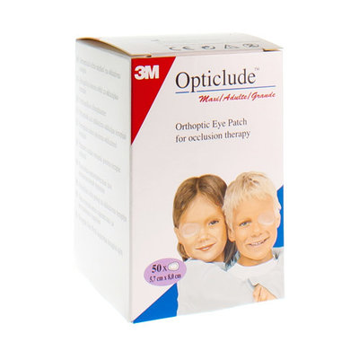 OPTICLUDE 3M OOGKOMPRES STAND 82MMX57MM 50 1539