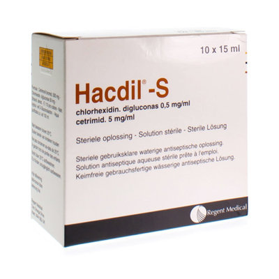 HACDIL-S 10X 15ML UD BOTTELPACK
