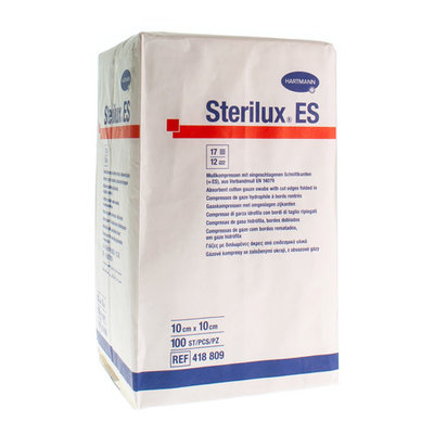 STERILUX ES KP N/ST 12PL 10,0X10,0CM 100 4188092