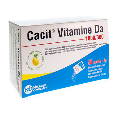 CACIT VIT. D3 1000/880 SACH GRAN 30