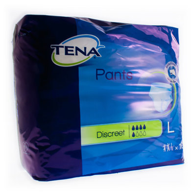 TENA PANTS DISCREET LARGE 95-125CM 10