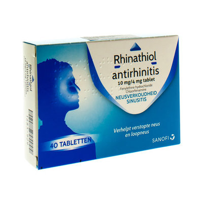 RHINATHIOL ANTIRHINITIS TABL 40