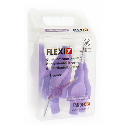 FLEXI PURPLE BORSTELTJE EXTRA FINE TAPER. INTERD.6