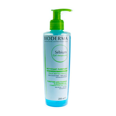 BIODERMA SEBIUM SCHUIMENDE GEL VETTE HUID 200ML