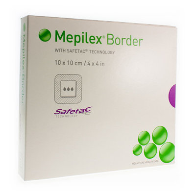 MEPILEX BORDER SIL ADH STER NF 10,0X10,0 5 295300