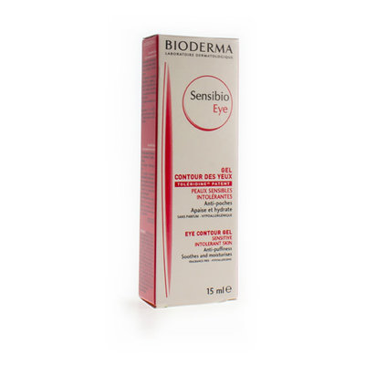 BIODERMA SENSIBIO GEL OOGOMTREK GEVOELIGE OGEN 15ML