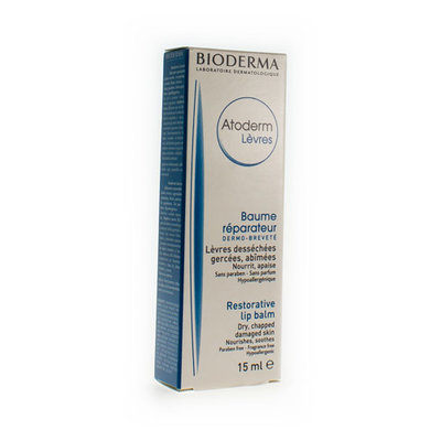 BIODERMA ATODERM LIPBALSEM HERSTELLEND TUBE 15ML