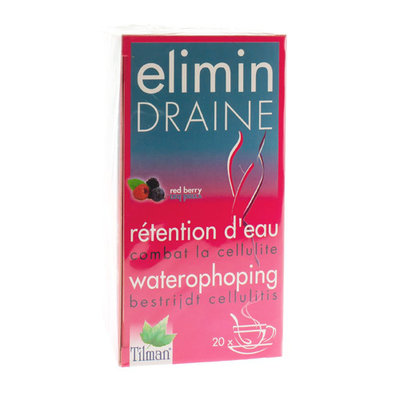 ELIMIN DRAINE RODE VRUCHTEN TEA-BAGS 20