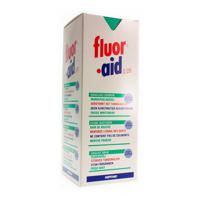 FLUOR AID 0,05% MONDSPOELMIDDEL 500ML 3104