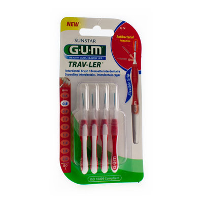 GUM INTERDENT.GUM TRAVLER 0,8MM 4 1314M4