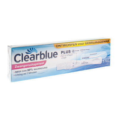 CLEARBLUE PLUS ZWANGERSCHAPSTEST 1