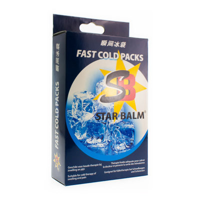 STAR BALM FAST COLD PACK 11,5CMX19CM 2X75G