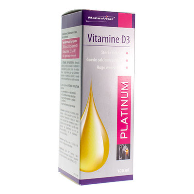 MANNAVITAL VITAMINE D3 PLATINUM GUTT 100ML