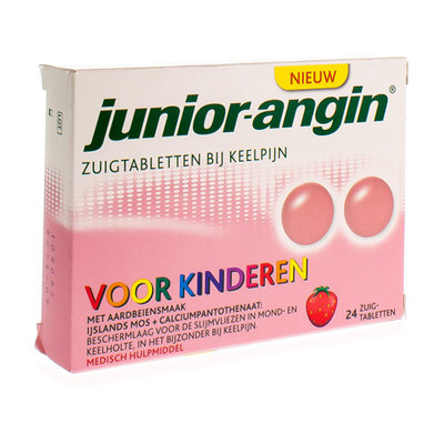 JUNIOR ANGIN ZUIGTABLETTEN 24