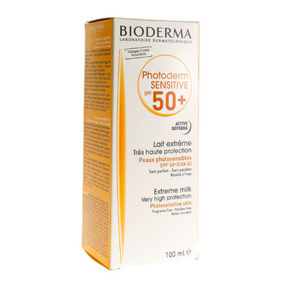 BIODERMA PHOTODERM SENSITIVE UVA50 SPF50+MELK100ML