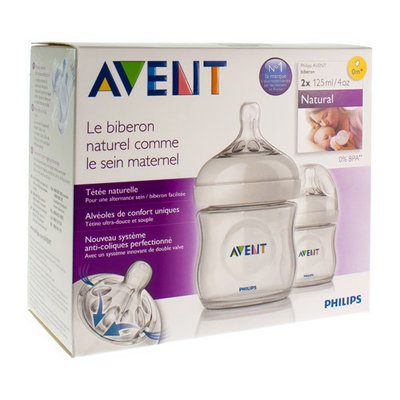 AVENT ZUIGFLES DUO NATURAL 125ML
