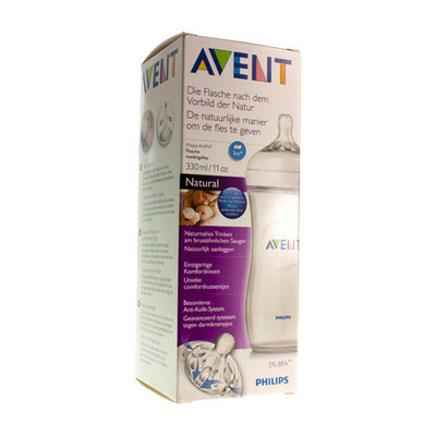 AVENT ZUIGFLES NATURAL 330ML