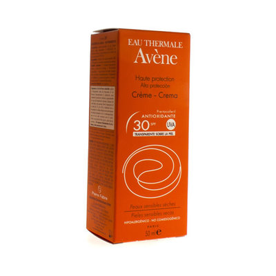 AVENE ZON CREME SPF30 Z/PARABEEN 50ML