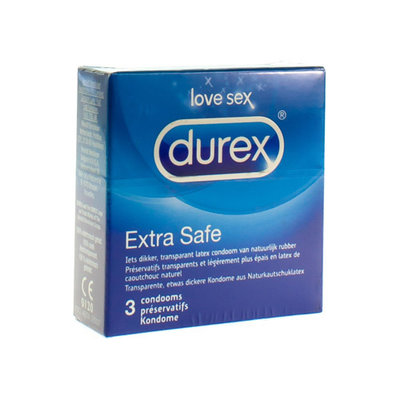 DUREX EXTRA SAFE CONDOOMS 3