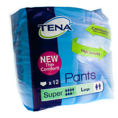 TENA PANTS SUPER LARGE 12 793612