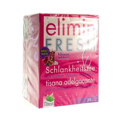 ELIMIN FRESH HIBISCUS- RODE VRUCHTEN TEA-BAGS 24