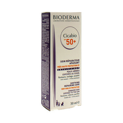 BIODERMA CICABIO SPF50+ CR VERZACHT. HERSTEL. 30ML