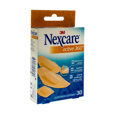 NEXCARE 3M ACTIVE 360 ASSORTIMENT STRIPS 30