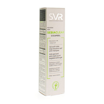 SVR SEBIACLEAR CICAPEEL GEL TUBE 15ML