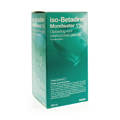 ISO BETADINE 1% NF MONDWATER 200ML READY TO USE