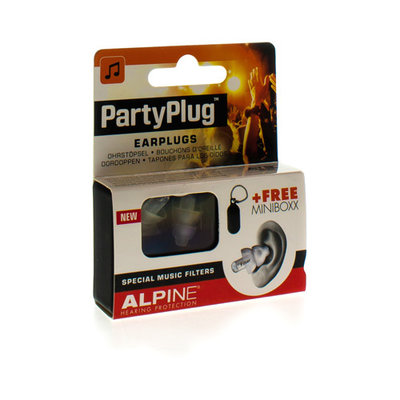 ALPINE PARTY PLUG OORDOPPEN TRANSPARANT NEW 1P