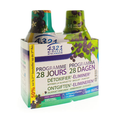 4321 ULTRA DRAINEUR ZWARTE AALBES 2X280ML