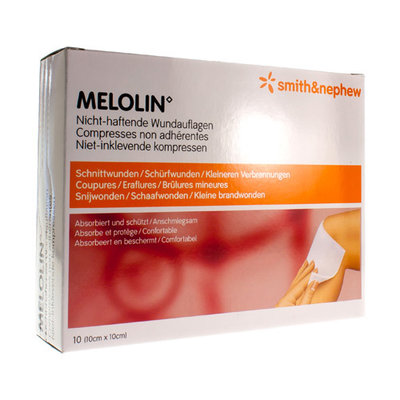 MELOLIN KP STER 10X10CM 10 66030261