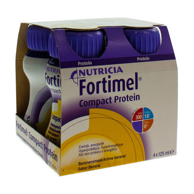 FORTIMEL COMPACT PROTEIN BANAAN 4X125ML