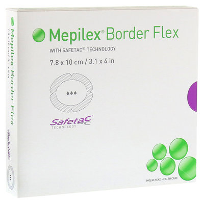 MEPILEX BORDER FLEX VERB 7,8X10CM 5 283570
