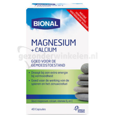 BIONAL MAGNESIUM + CALCIUM TABL 40