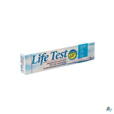 LIFETEST ZWANGERSCHAPSTEST STICK 1 -2,5EUR PROMO