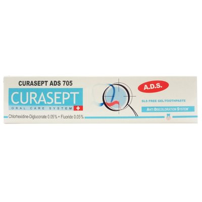 CURASEPT TANDP GEL FLUORIDE 0,05% TUBE 75ML