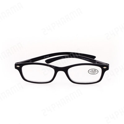 PHARMAGLASSES LEESBRIL DIOP.+4.00 BLACK