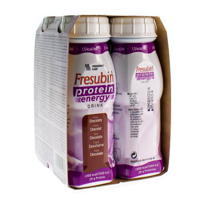 FRESUBIN PROTEIN ENERGY DRINK CHOCOLADE FL 4X200ML